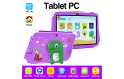 Tablet 10&period;1 inch Android 10 12GB&plus;512GB 1280&ast; 800 High Definition Screen Learning Tablet Safe and Protected Design 2500mAh Large Capacity Battery Available in Multiple Memory and Color Options-12G&plus;512G  purple
