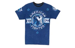 American Fighter Men&apos;s Training Division Tee In Navy