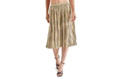 Steve Madden Darcy Skirt In Gold