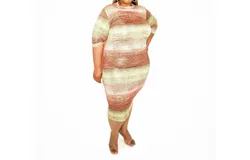 Good Time Usa Luminous Midi Dress In Multi