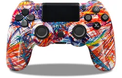 Graffiti lines gamepad&comma; Wireless Game Controller&comma; Wired connection&comma; Bluetooth connection&comma; Wireless connection&comma; Gamepad