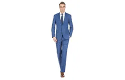 Braveman Men’s Window Pane Slim Fit Suits