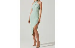 Astr Jodie Dress In Mint