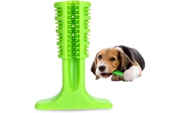 Dog chew toy&comma; indestructible for dogs&comma; indestructible dog toy&comma; chew items for dog cleaning teeth&comma; green &lpar;small size&rpar;