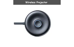 Wireless screen projector mobile phone connected to live TV HDMI connection suitable for Apple conversion artifact 2&period;4G enhanced 1080P VGA adapter black