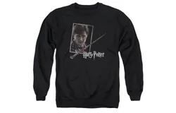 Harry Potter Harrys Wand Portrait Adult Crewneck Sweatshirt