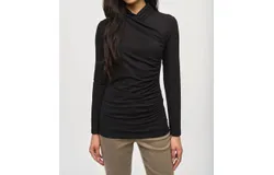 Joseph Ribkoff Jersey Knit Top In Black