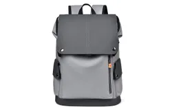 Backpack Work Bags， Laptop Backpack， Waterproof Backpacks，Charger College Bookbag Casual Business Computer Backpack for Travel -Light Gray