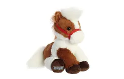 Aurora® Exquisite Breyer® 27&period;9cm Bridle Buddies Pinto Horse Brown Stuffed Animal