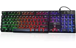 Office Keyboard，PC Gaming Keyboard， Rii RK100&plus;