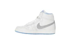 Nike Women&apos;s Jordan Forget-Me-Nots Air Ship Shoes In Summit Femalehite&sol;rush Fuchsia