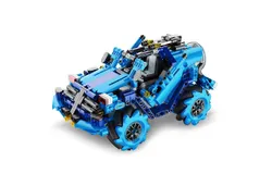 Programming Robot&comma; Compatible with LEGO Small Bricks&comma; Children&apos;s Toy&comma; Mecanum Wheel Remote Control Battle Tank