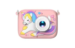Kids Camera&comma; Toddler Camera for 3 4 5 6 7 8 9 10 11 12 Year Old Girls&sol;Boys&comma; Kids Digital Camera for Toddler with Video&comma; Best Birthday Festival Gift Toy Camera for Kids with 32GB Card - Pink