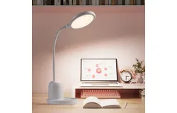 Desk Lamp&comma; LED Desk Lamp for Home Office&comma; Touch Table Lamp with 3 Color Modes 360° Adjustable Arm&comma; Dimmable Desk Light with Pen Phone Holder&comma; White