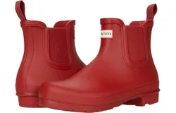 Hunter Women&apos;s Original Chelsea Rain Boot In Military Red