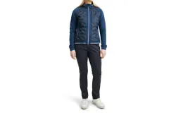 Abacus Sportswear Us Women Grove Hybrid Jacket In Peacock Blue