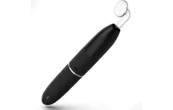 OxyGlow 1 Cordless Portable Facial Wand - 90&percnt; Neon &plus; 10&percnt; Argon Custom Gas Blends&comma; Tailored Ratio caters to All Skincare Needs &lpar;BlacK&rpar;