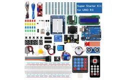 Super Starter Kit Based on Arduino UNO R3 with Tutorial and Controller Board Compatible with Arduino IDE