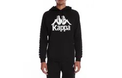 Kappa Men&apos;s 222 Banda Hurtado 2 Hoodie In Black&sol;white