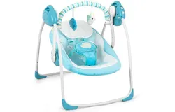 Electric Baby Swing&comma; Portable Baby Swings for Infants&comma; Compact Automatic Baby Swing with Music&comma; Infant Swing with Adaptable Speed&comma; 6-25 lbs 0-9 Months