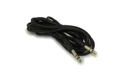 10ft 1&sol;4" Stereo TRS Phone Cable&comma; Male to Male&comma; 28AWG&comma; Nickel Plated