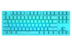 Wired Gaming Keyboard&comma; 87 Keys&comma; LED Backlight&comma; Silent Membrane Mechanical Keyboard for PC&comma; Desktop&comma; Computer&comma; Blue