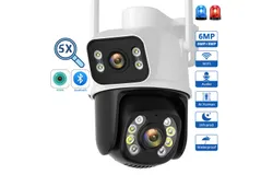 360° 4K HD Radio WLAN Wifi IP Network Camera Outdoor Surveillance Camera