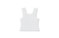 Habitual Girl Girl&apos;s Fringe Tank Top In White