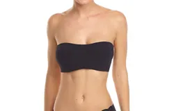 Commando Double Take Bandeau Bra In Black
