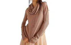Free People Hot Peppers Hoodie Sweater In Strawberry Roan