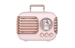 Bluetooth Speaker Cute&comma;Portable Bluetooth Speaker Wireless Retro Speaker with Built-in Mic Cute Decor&comma;TF&comma;Vintage Mini Speaker