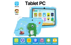 Tablet 10&period;1 inch Android 10 12GB&plus;512GB 1280&ast; 800 High Definition Screen Learning Tablet Safe and Protected Design 2500mAh Large Capacity Battery Available in Multiple Memory and Color Options-12G&plus;512G  blue