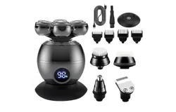 7-blade men&apos;s razor&comma; digital display razor&comma; full body wash razor multi-function hair cutter nose hair cutter