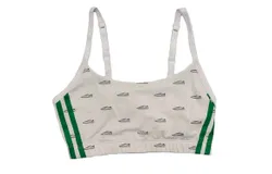 Adidas Women&apos;s 3-Stripes Scoop Bralette In Stan Smith