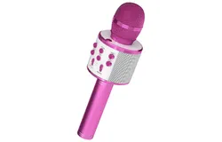 Karaoke Wireless Microphones Microfono Inalambrico Toy w Stereo Speaker SD Card & USB Playback
