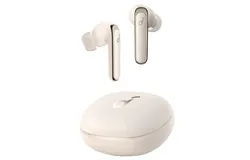 ANKER Bluetooth Wireless Headset with Noise Cancellation&comma; Waterproof Bluetooth Headset&comma; Stereo Earbuds for Sports and Work White New