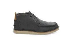 Toms Mens Chukka Waterproof Bootie - Medium Width In Dark Grey