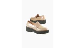All Black Woven Lady Lugg In Beige