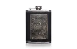 Flask flagon with Funnel Leather Stainless Steel Flask 8oz Leak proof Hip Flask for Liquor Whiskey Vodka Alcohol Gift for Men