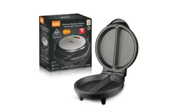 Pizza Maker Deepening Pancake Pan&comma; Double Sided Heating Skillet Breakfast Maker With 2 Bread Slots&comma; Egg&sol;Sandwich and Toast Maker
