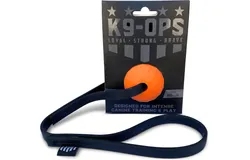 Dog Ball Tug with Handle Biotug Fetch Toy Rubber Reward Toys Large Dogs Durable Indestructible Aggressive Chewers Pitbull Dobermann Rottweiler Shepherd &lpar;MD&sol;LG&comma; Tiger Orange&rpar;