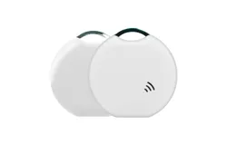 Smart Bluetooth Key Finder Mini GPS Tracker Dog Cat Anti-Lost Device Pet Tracking Smart Finder Locator Anti-Lost Tracker Device Item Finder for Pets Kids Bag Wallet &lpar;White&rpar;