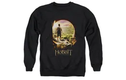 The Hobbit Hobbit In Door Adult Crewneck Sweatshirt