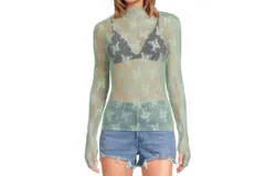 Free People Lady Lux Layering Top In Mermaid Tail