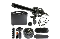VidPro 1"Pr Shotgun Microphone Kit w&sol; Case and accessories