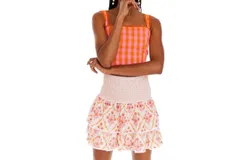 Allison New York Cleo Mini Skirt In White