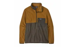 Patagonia Microdini Pullover In Dark Walnut