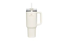 Stanley Quencher H2&period;0 &lpar;1&period;18L&rpar;FlowState Stainless Steel Vacuum Insulated Tumbler with Lid and Straw for Water&comma; Iced Tea or Coffee-Cream