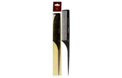 Carbon Comb Fine Toothed Rattail - C50 by Cricket for Unisex - 1 Pc Comb