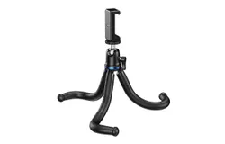 APEXEL APL-JJ10 Portable Vlogging Tripod Extendable Flexible Octopus Tripod Travel Tripod with Phone Holder for Smartphone DSLR Camera Compatible with GoPro Action Camera Max Load 3kg